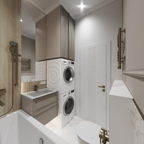 Очень компактная ванна 3. 5 кв. 01