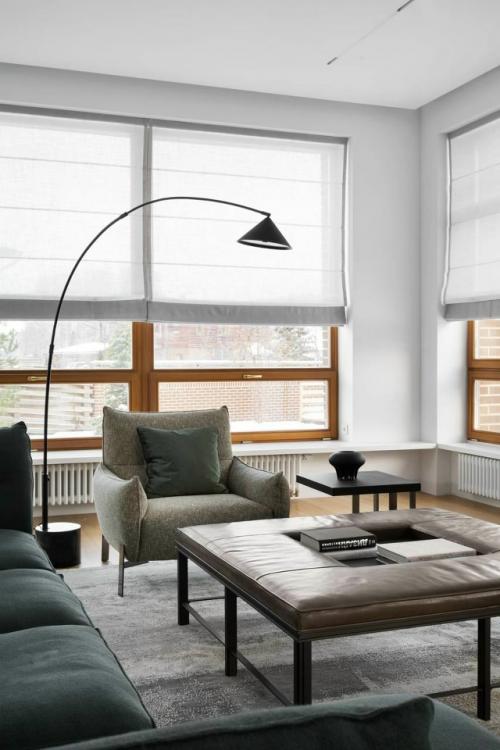 Воздушный интерьер загородного дома - это пространство, где царят лёгкость, свет и гармония. 04