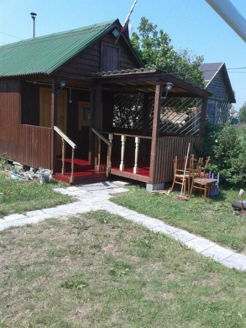 Веранда к бане своими руками. 05