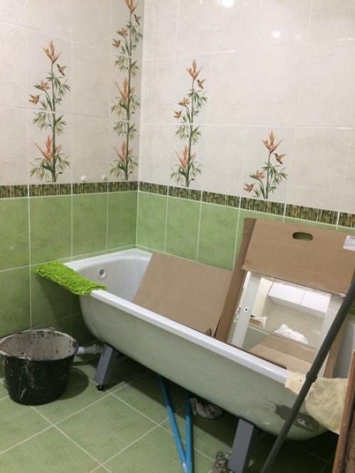 Ещё немного и мы закончим ремонт в санузле (процесс идёт). 03